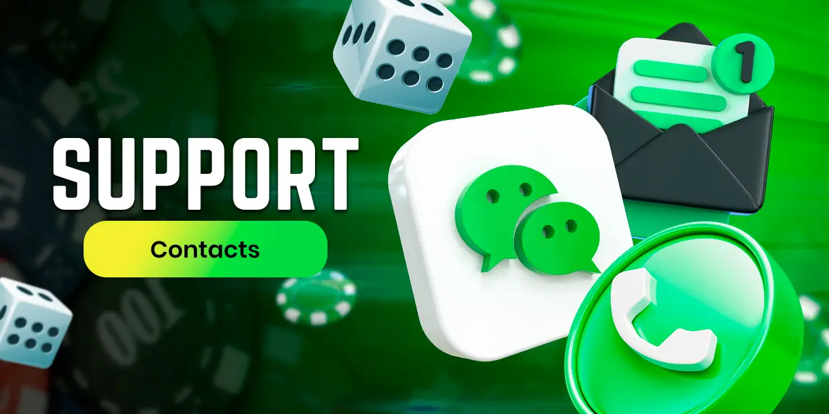Quick customer support contacts.
