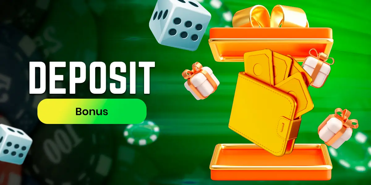 Bonus offer for deposit.