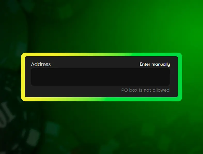 Confirm your email address.