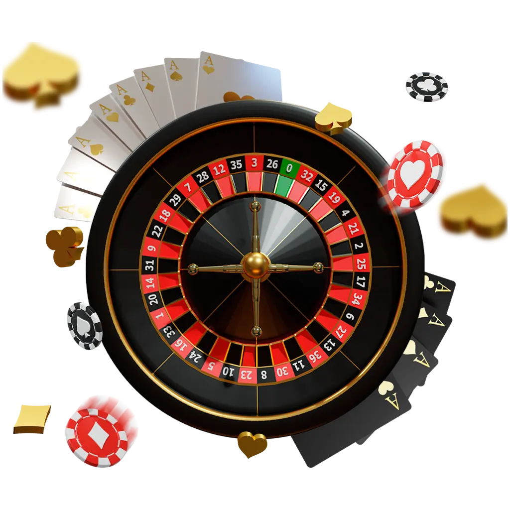 Selection of games in the Live Casino section.