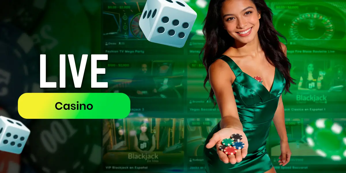 Gambling with live dealers.
