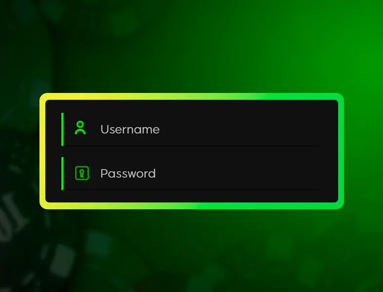 Complete security when logging into your account.