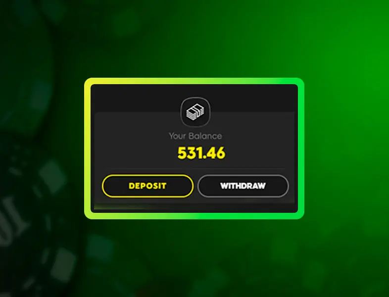 Make a deposit to start playing.